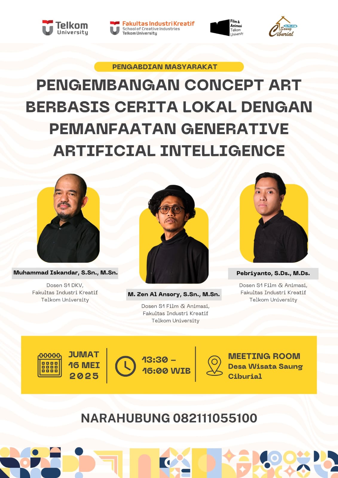 Telkom University Gelar Pelatihan Concept Art Berbasis Cerita Lokal dan Generative AI di Kampung Ciburial Garut