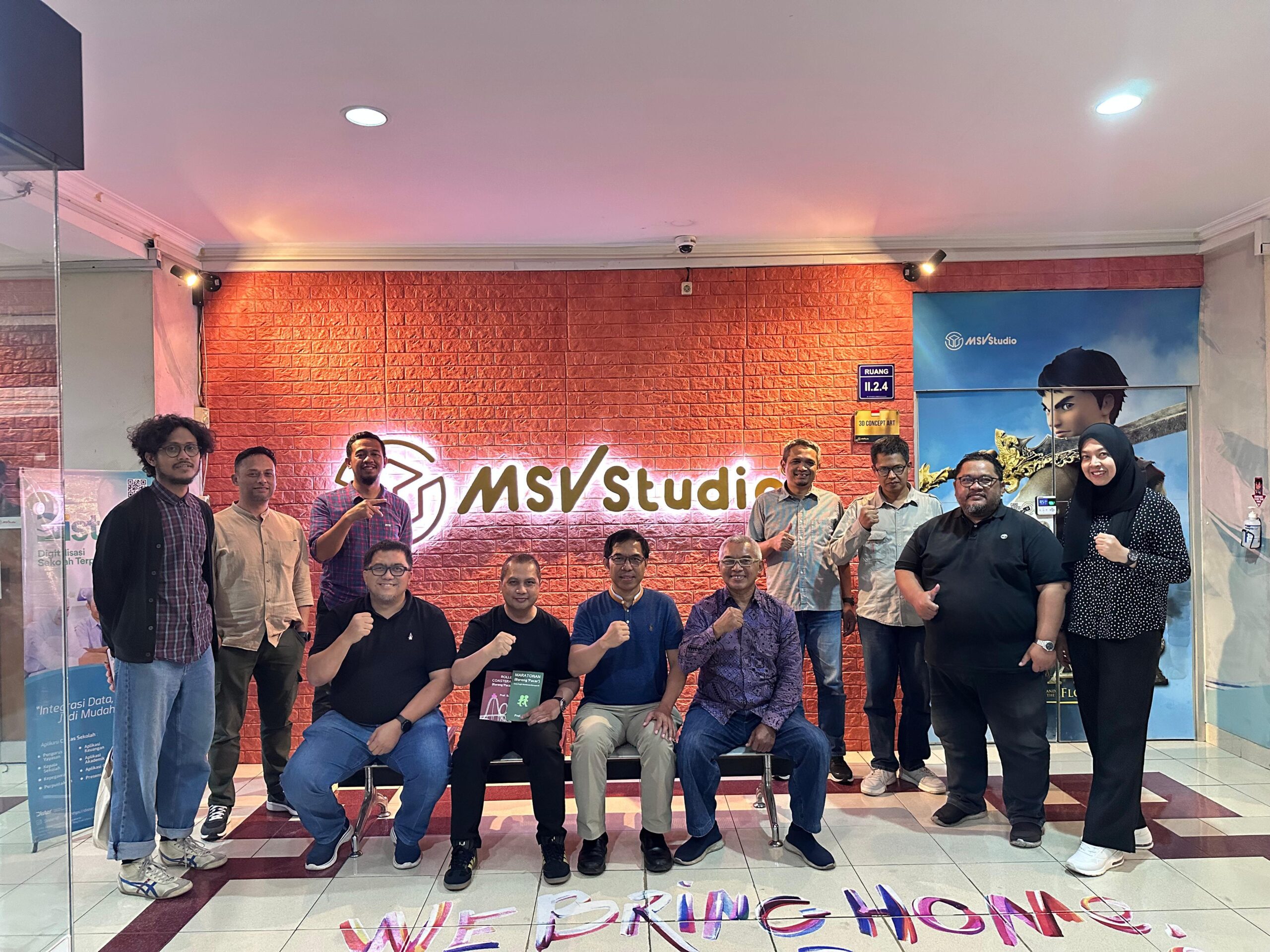 Kunjungan Akademik Telkom University ke MSV Studio Yogyakarta: Sinergi Kampus dan Industri Animasi Lokal