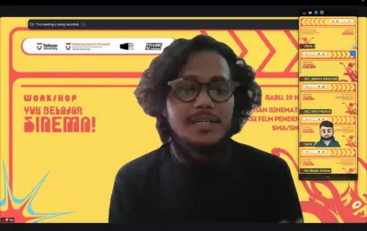 Five Days Workshop: “Yuk Belajar Sinema!” PELATIHAN SINEMATOGRAFI UNTUK PRODUKSI FILM PENDEK UNTUK SISWA SMA/SMK DI BANDUNG