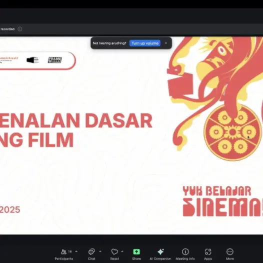 Five Days Workshop: “Yuk Belajar Sinema!” PELATIHAN PENYUNTINGAN GAMBAR UNTUK PRODUKSI FILM PENDEK BAGI SISWA SMA/SMK DI BANDUNG